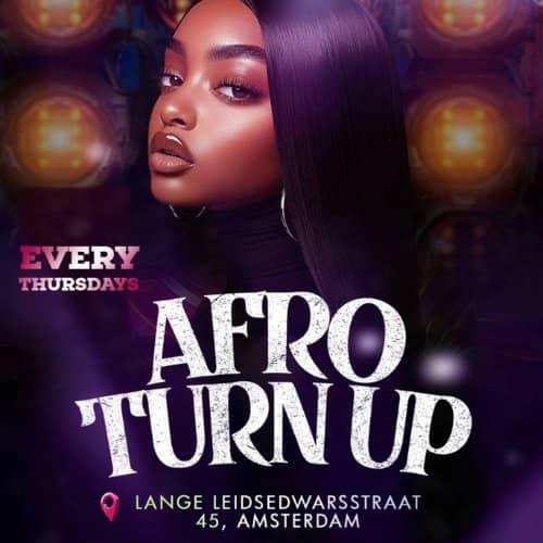Afro Turn Up poster