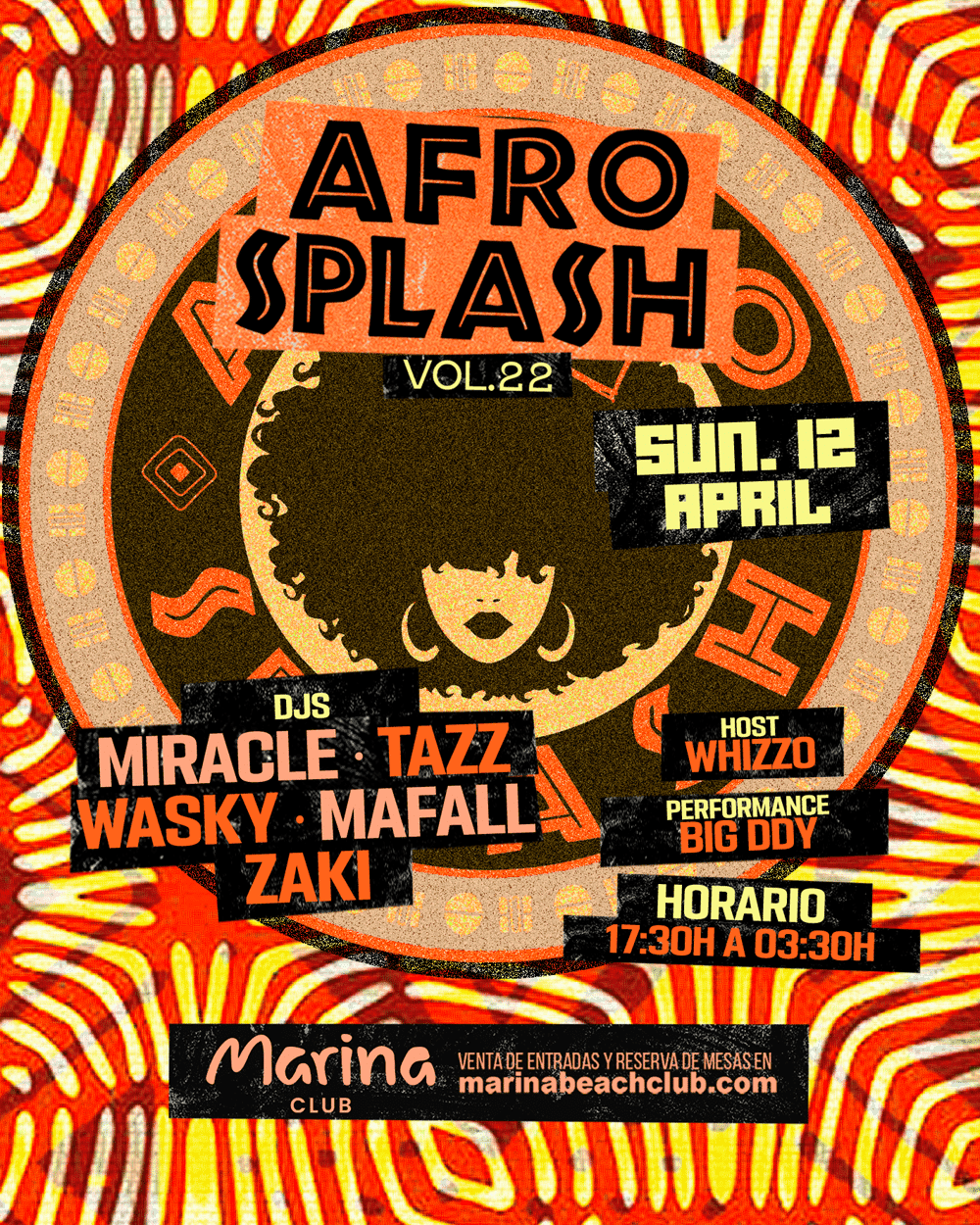 Afrosplash poster