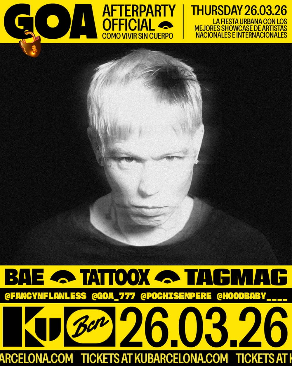 Bae & Tattoox pres. Hoodbaby, Goa, Pochi, Fancy N, Flawless poster