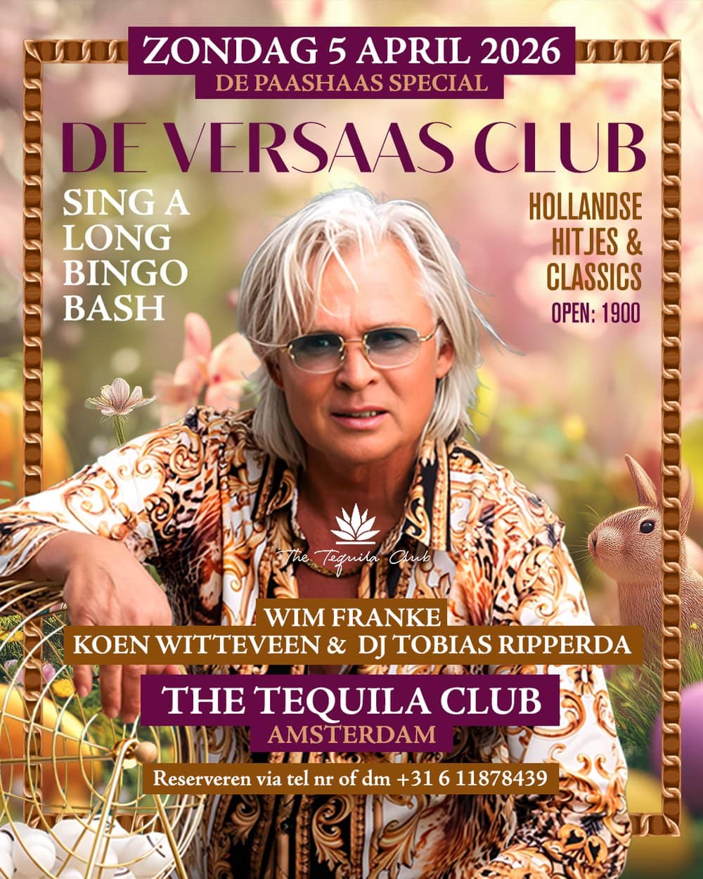 De VersaasClub Sing a Long Bingo Bash poster