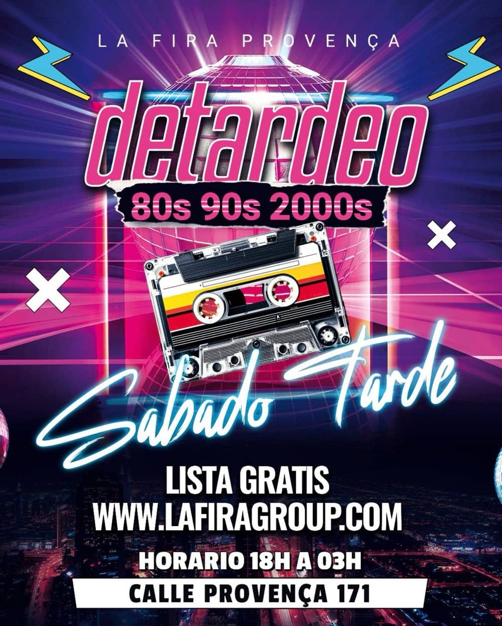 Detardeo La Fira Provença 80s 90s 00s poster