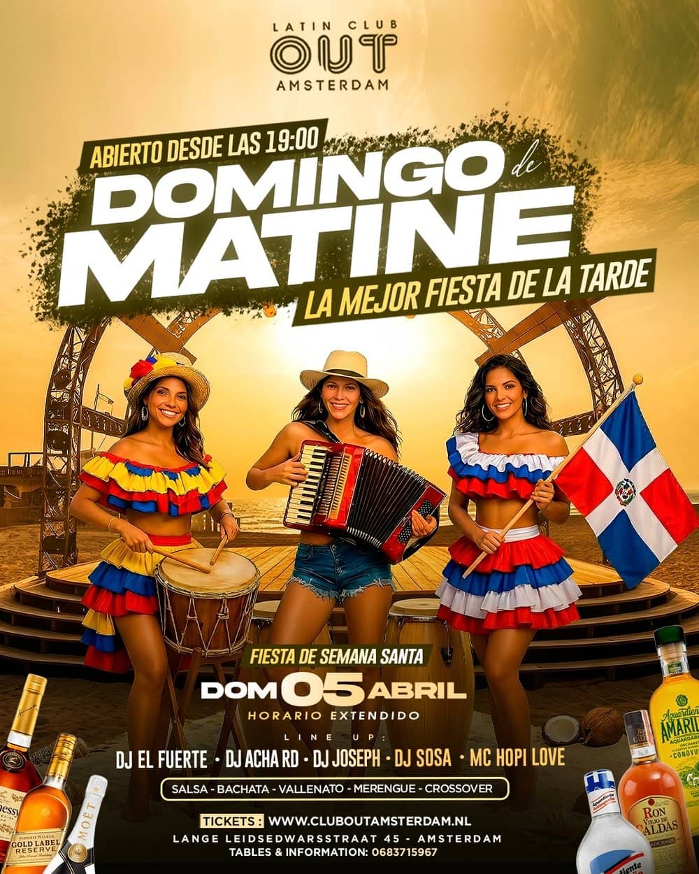 Domingo Matine “Fiesta de Semana Santa” poster