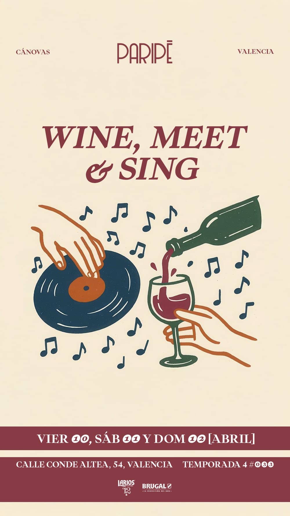 Domingo Paripé - Pre Festivo - Feria del vino poster