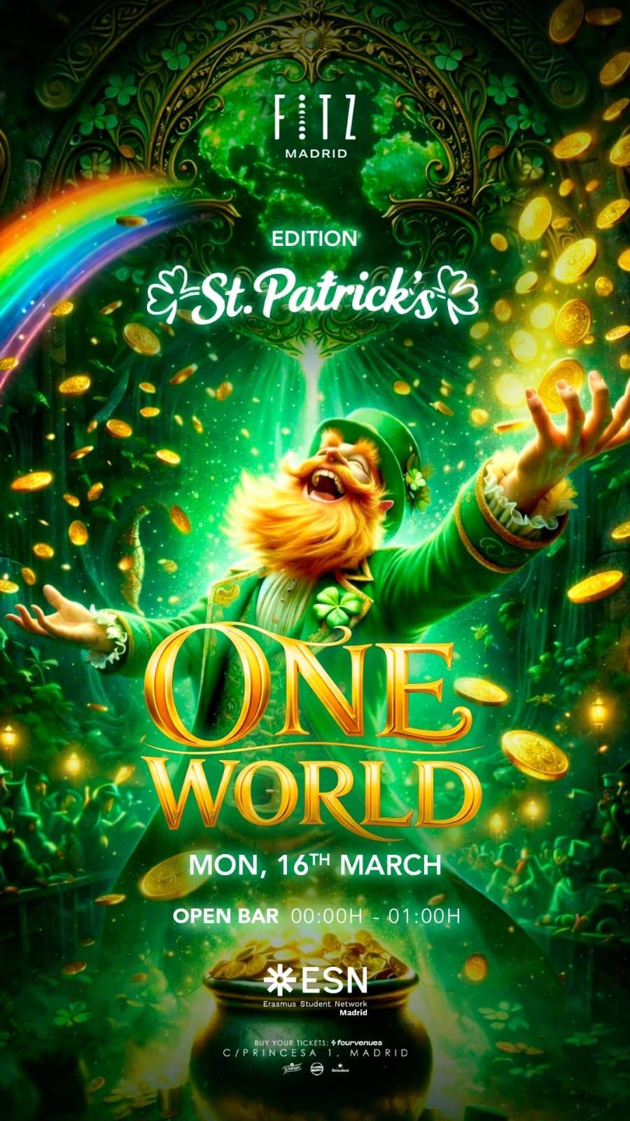 Fitz x One World St. Patricks Edition by Esn poster