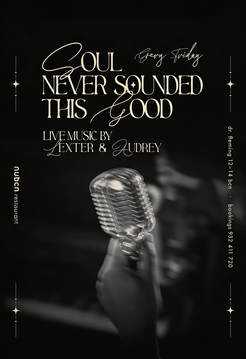 Friday Night- Live Music By Lexter & Audrey poster