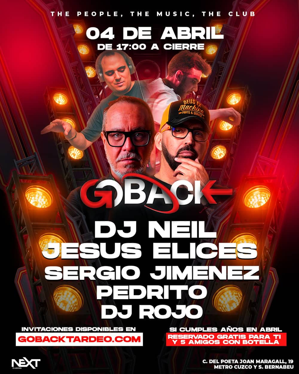 Goback tardeo poster