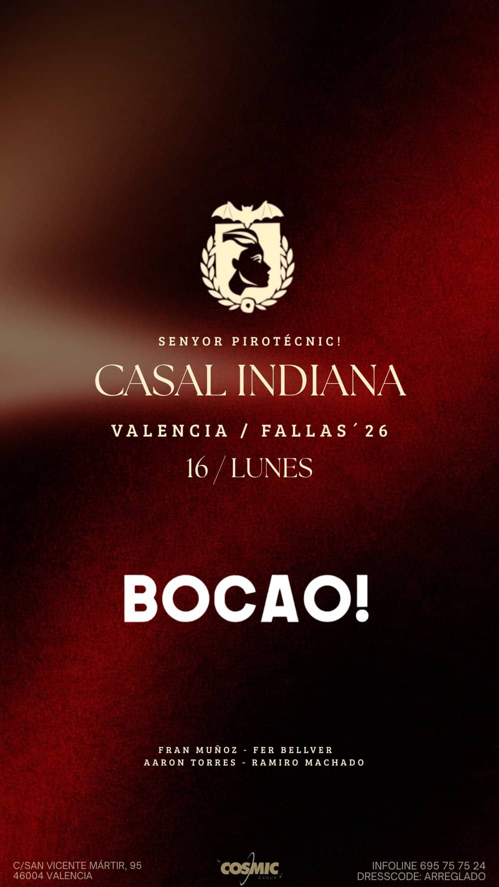 Las Fallas En Indiana x Bocao poster