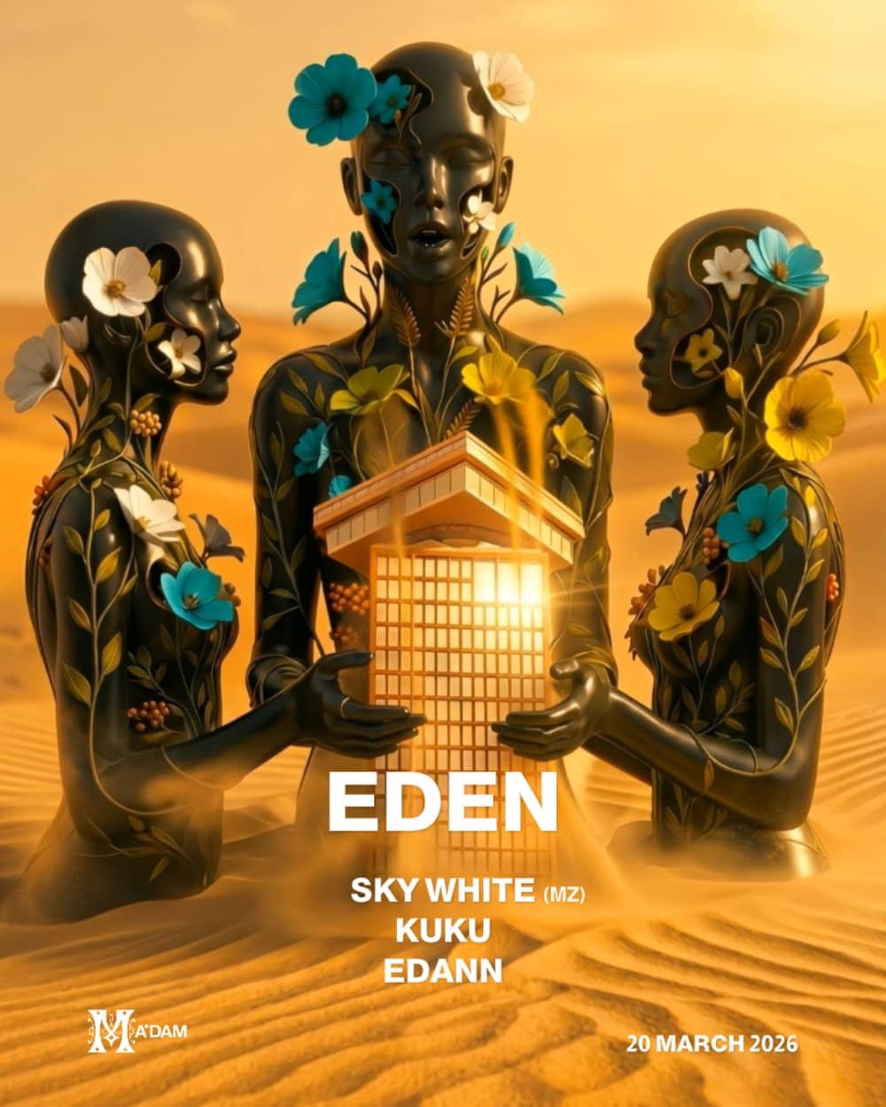 Madam by Night invites poster