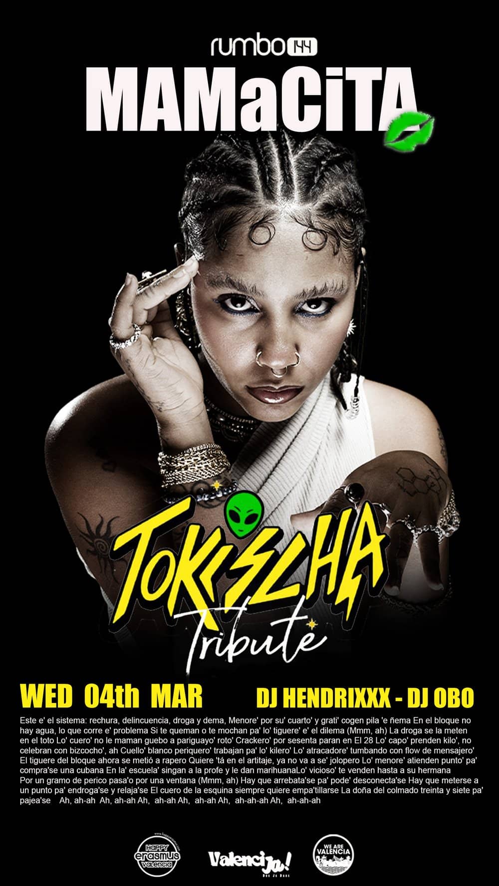 Miércoles Erasmus Party - Mamacita poster