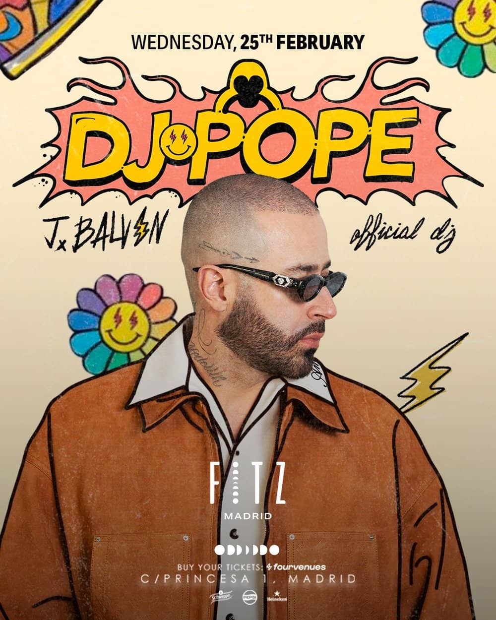 Dj Pope x Fitz poster
