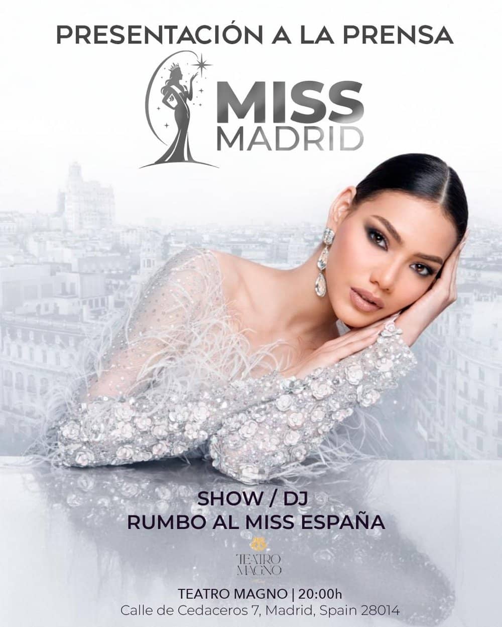 Presentación A La Prensa — Miss Madrid 2026 poster