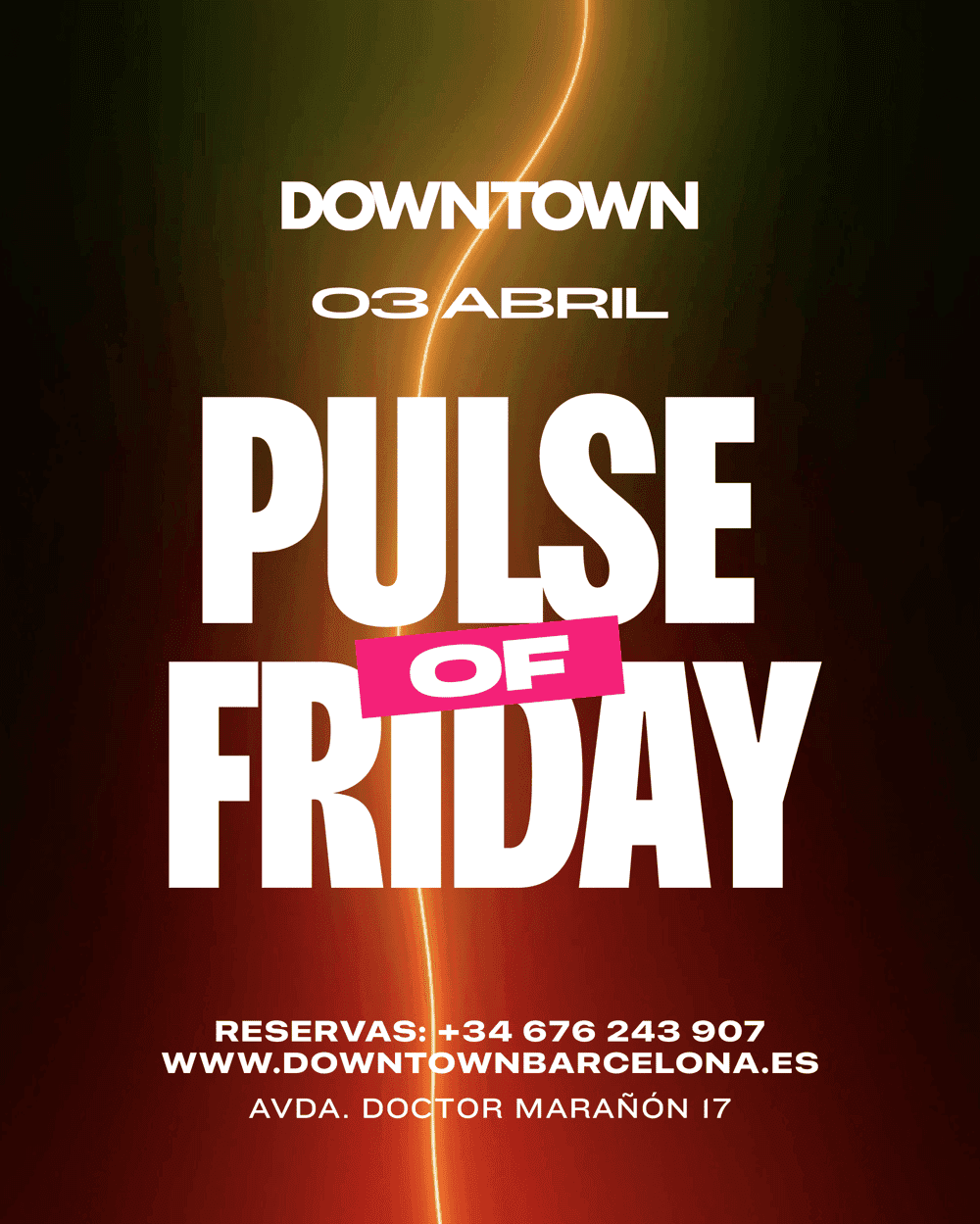 Pulse Of Friday - Downtown poster
