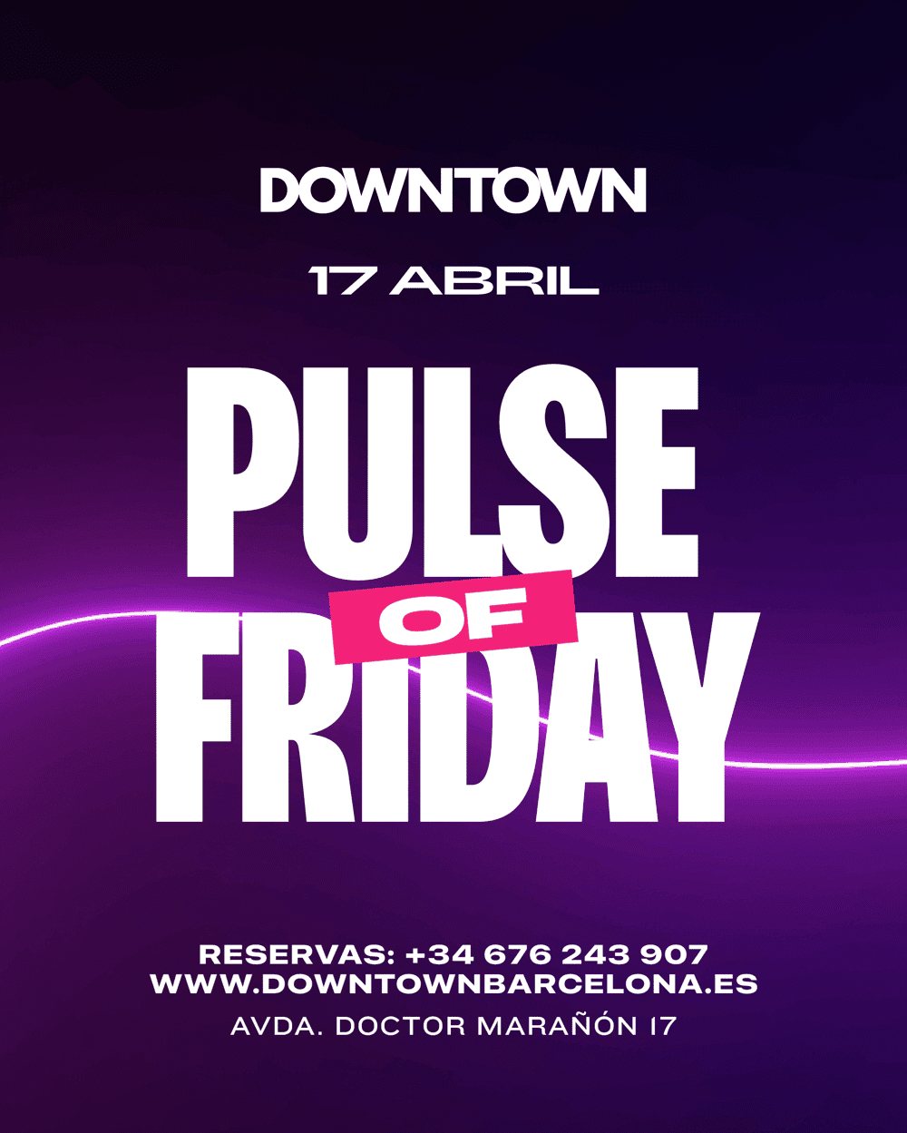 Pulse Of Friday - Downtown poster