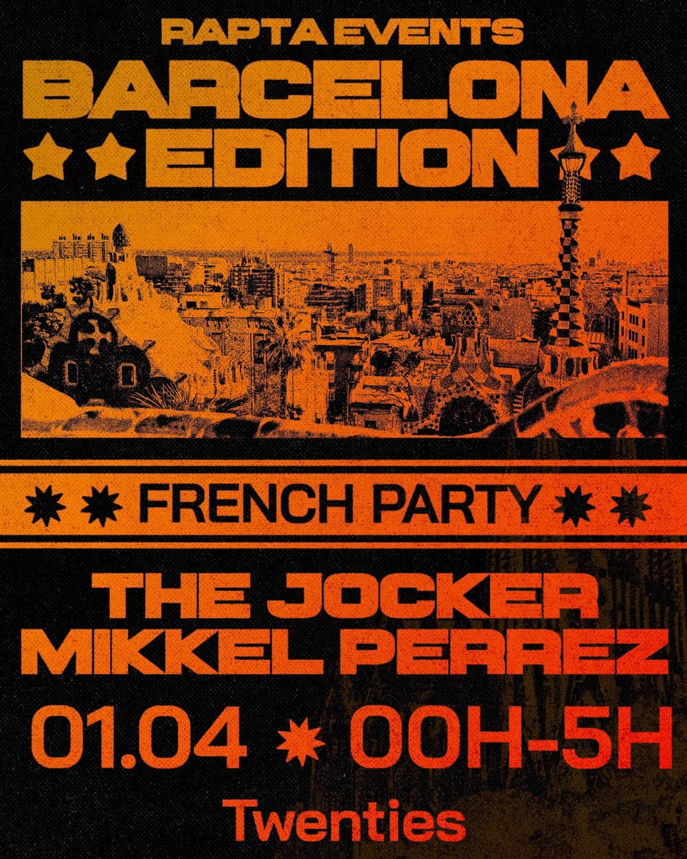 Rapta French Party poster