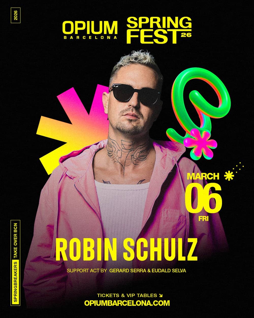 Robin Schulz Springfest 2026 poster