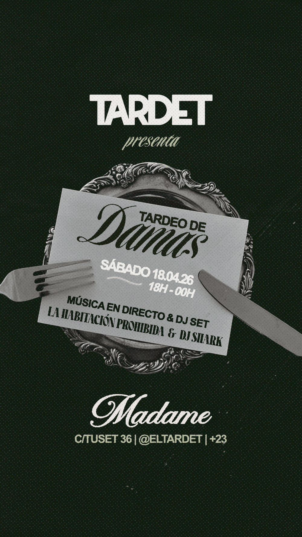 Sábado - Tardeo en Madame Tuset poster