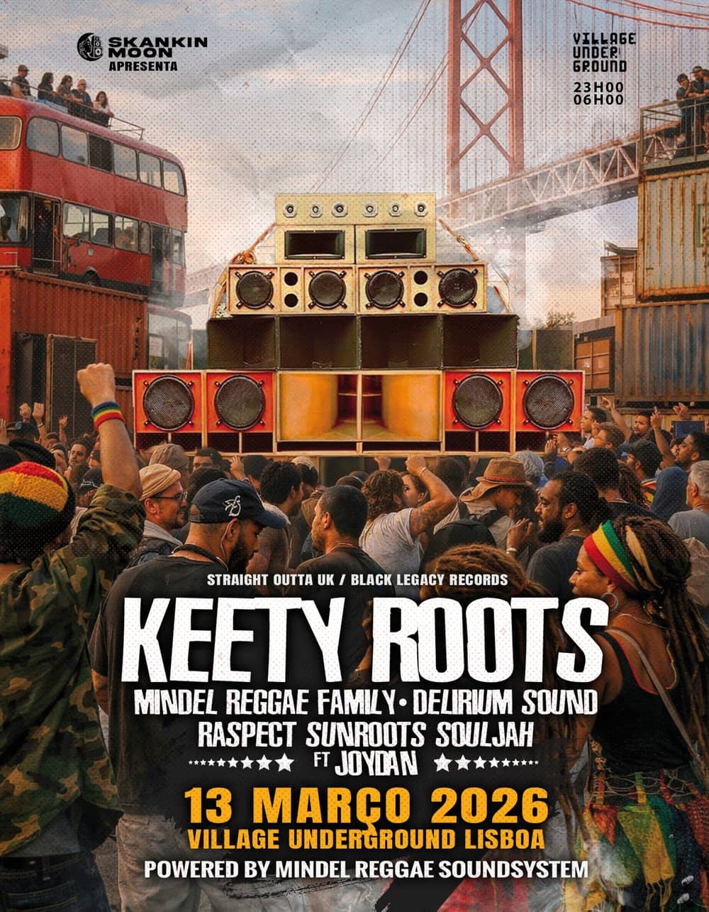 Skankin'Moon apresenta Keety Roots (uk) + Convidados poster