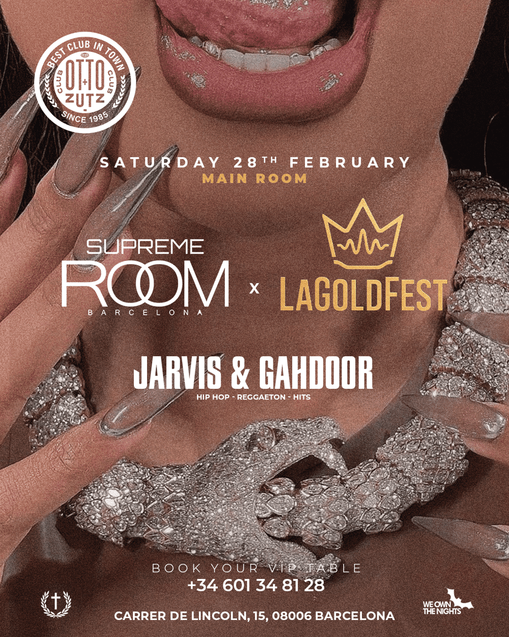 Supreme Room + Lagoldenfest poster