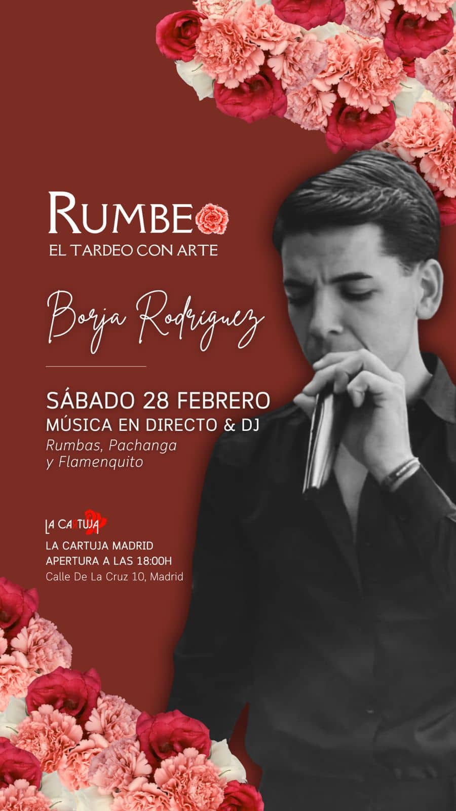 Tardeo Rumbeo Actuación Borja Rodriguez poster