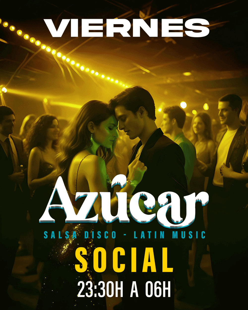 Viernes Azucar Latin Music poster