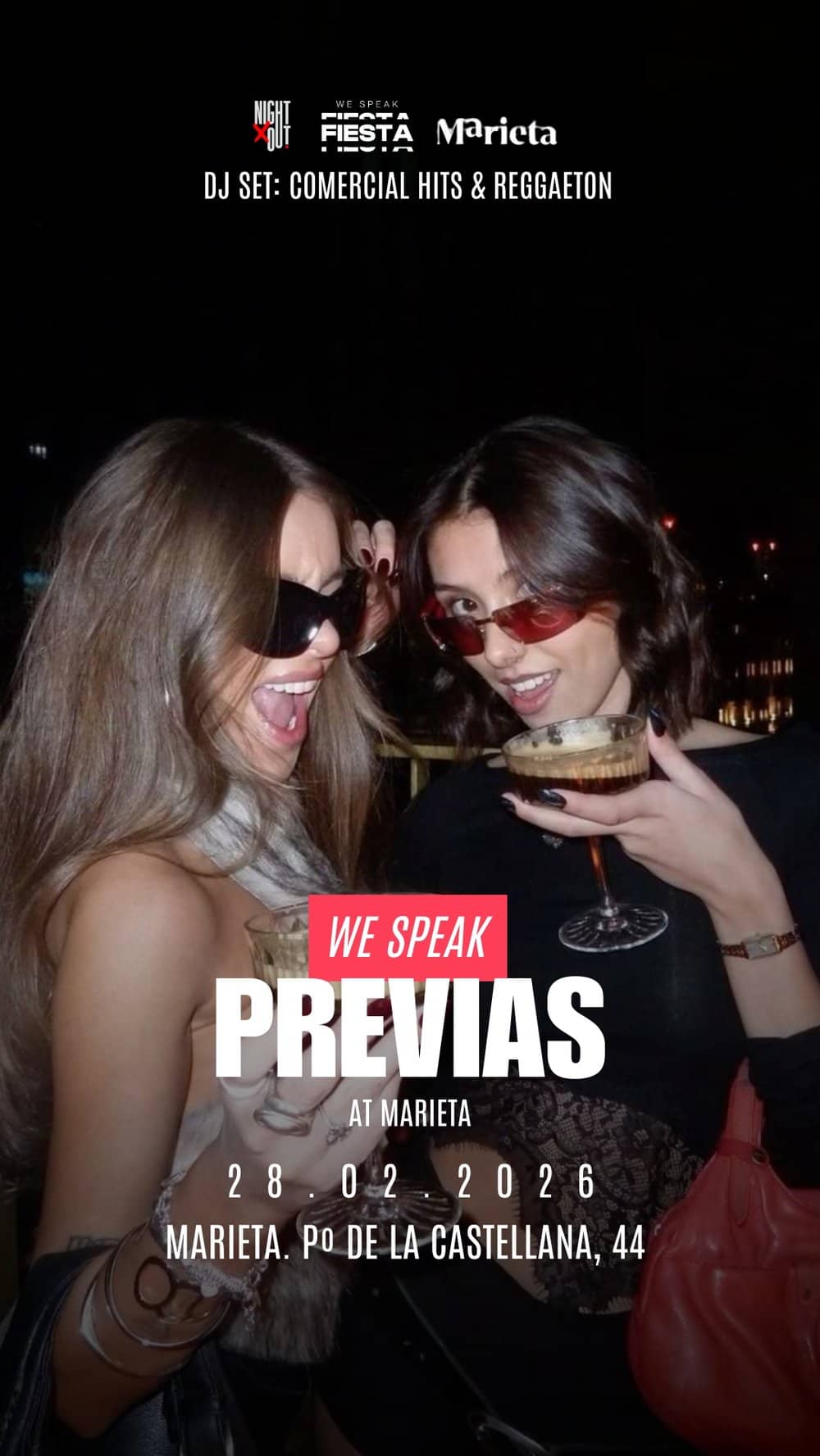 “we Speak Previas ” poster