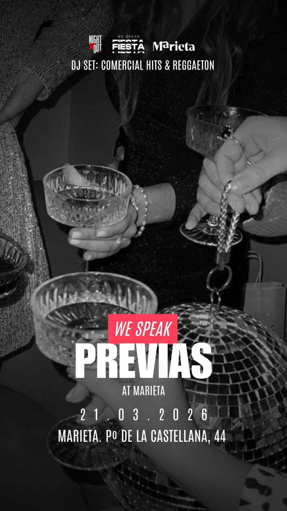 “we Speak Previas ” poster