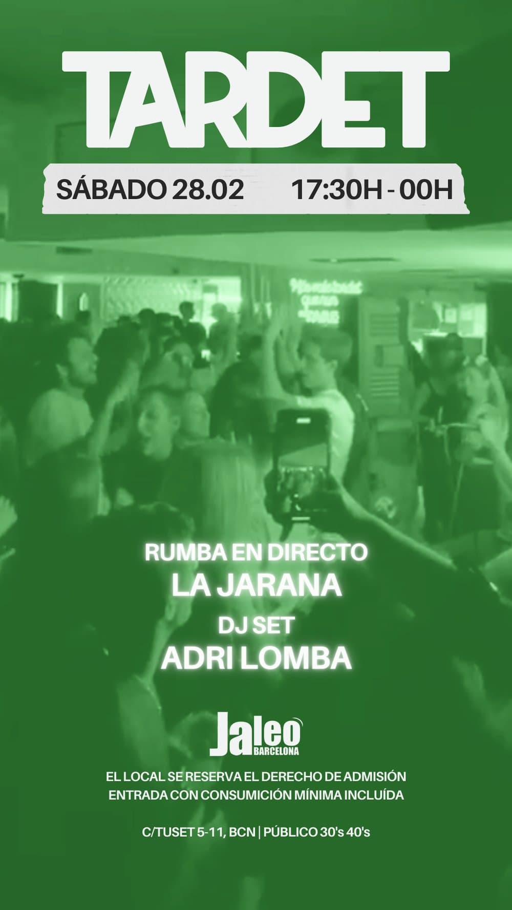 Sábado - Tardeo Jaleo