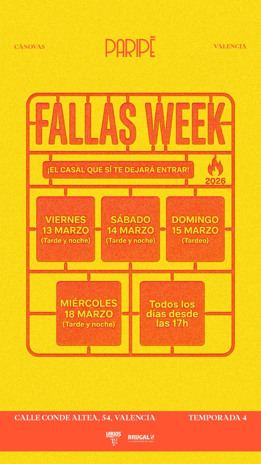 Tardeo Fallero - Domingo 15 Marzo